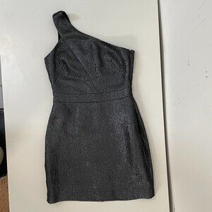Banana Republic Black Cocktail Dress – Sleeveless Metallic Blend, Women’s Sz 10
